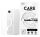 PanzerGlass CARE Fashionable Case Samba transp. w. white MagSafe iPhone 17e/16e