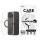 PanzerGlass CARE Feature Case transp.w.black Kickstand&MagSafe iPhone 16 Pro Max