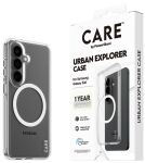 PanzerGlass CARE Urban Explorer Case transparent w. white Qi Samsung Galaxy S26