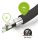 SBS Lade-/Datenkabel USB-A auf USB-C 17cm bis 50cm Spiralkabel schwarz
