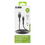 SBS Lade-/Datenkabel USB 2.0 > Micro-USB schwarz 2,0m