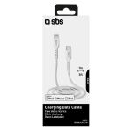 SBS Lade-/Datenkabel USB-C > Lightning weiß 1,0m