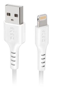 SBS Lade-/Datenkabel USB-A auf Lightning 2m weiß