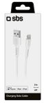 SBS Lade-/Datenkabel USB-A auf Lightning 2m weiß