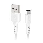 SBS Lade-/Datenkabel USB 2.0 > USB-C weiß 1,5m