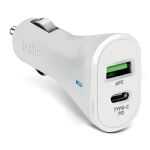 SBS KFZ-Ladegerät 1x USB-C PD 20W 1x USB-A weiß