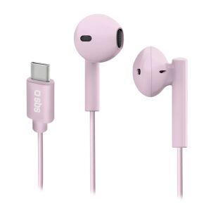 SBS Studio Mix 65c Semi-In-Ear-Kopfhörer mit USB-C-Anschluss pink