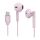 SBS Studio Mix 65c Semi-In-Ear-Kopfhörer mit USB-C-Anschluss pink