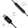 SBS Studio Mix 100C Kopfhörer mit Kabel USB-C schwarz