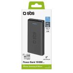 SBS Powerbank 10.000 mAh 2 USB 2.1A schwarz
