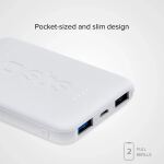 SBS Powerbank Pocket Line 5.000 mAh 2x USB 2.1A + 1A...