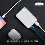 SBS Powerbank Pocket Line 5.000 mAh 2x USB 2.1A + 1A inkl. Micro-USB Kabel weiß