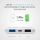 SBS Powerbank Pocket Line 5.000 mAh 2x USB 2.1A + 1A inkl. Micro-USB Kabel weiß