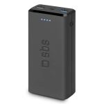SBS Powerbank 20.000 mAh 2 USB 2.1A schwarz
