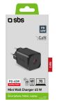 SBS Ladegerät GaN USB-C PD 45W schwarz