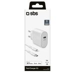 SBS Ladegerät 1x USB-C  Power Delivery 20W Ladekabel...