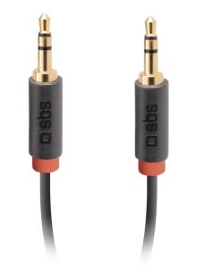 SBS Klinkenkabel 3,5mm Stecker > 3,5mm Stecker 1,5m schwarz