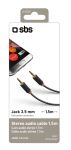SBS Klinkenkabel 3,5mm Stecker > 3,5mm Stecker 1,5m schwarz