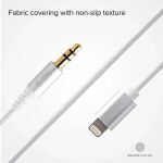 SBS Adapter Lightning > 3,5mm Stecker weiß