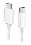 SBS Lade-/Datenkabel Textilkabel USB-C auf USB-C 1,5m grey