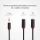 SBS Klinkenkabel Splitter 3,5mm-Stecker > 2x 3,5mm Buchse 0,2m schwarz