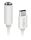 SBS Adapter USB-C Stecker > 3,5mm Klinkenbuchse weiß
