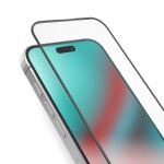 SBS Glas Displayschutz Full Cover für iPhone 15 Pro Max