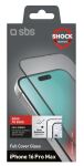 SBS Glas Displayschutz Full Cover für iPhone 16 Pro Max