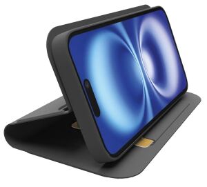 SBS Wallet Smooth mit MagSafe für iPhone 16e black