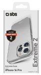 SBS Extreme Cover X2 für iPhone 16 Pro transparent