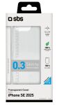 SBS Skinny Cover für iPhone 16e transparent