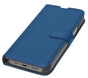 SBS Wallet Stand für iPhone 14 Pro blau