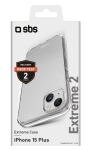 SBS Extreme 2 Cover für iPhone 15 Plus transparent