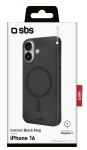 SBS Instinct Cover mit MagSafe für iPhone 16 black