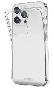 SBS Skinny Clear Cover für iPhone 15 Pro transparent