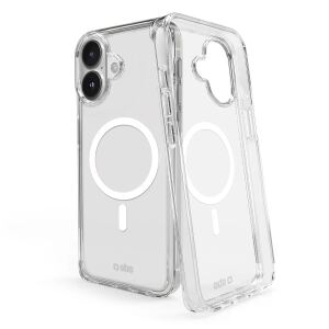 SBS Light Mag Cover kompatibel für iPhone 16 transparent