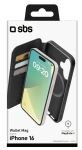 SBS Wallet Case MagSafe kompatibel für iPhone 16 black