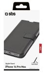 SBS Wallet Stand für iPhone 14 Pro Max schwarz