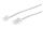 Modularkabel RJ ISDN-Western-Stecker 8/4 > Western-Stecker 6/4 weiß 6,0m