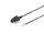Anschlusskabel TAE N-Stecker > Western-Stecker 6/2 mit Brücke schwarz 3,0m
