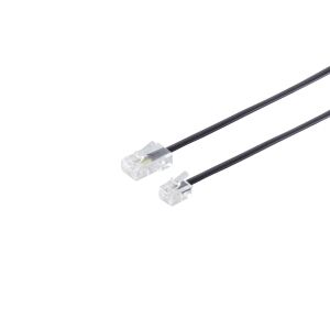 Anschlusskabel Western-Stecker 8/4-Western-Stecker 6/4 10,0m