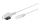TAE-F Stecker > RJ45 Stecker weiß 0,5m