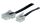 Modularkabel RJ ISDN-Western-Stecker 8/4 > Western-Stecker 6/4 schwarz 6,0m