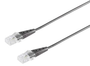 SDN Anschlusskabel RJ45 Stecker > RJ45 Stecker Rundkabel 4-adrig schwarz 6,0m