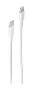 shiverpeaks Ladekabel USB-C Stecker > 8-pin Stecker weiß 1m