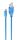shiverspeak USB-Lade-/Synckabel USB A/micro B blau 1,8m