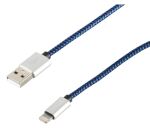 8-Pin Ladekabel USB-A-Stecker > 8-Pin Stecker Nylon...