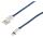 8-Pin Ladekabel USB-A-Stecker > 8-Pin Stecker Nylon blau 2,0m