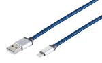 8-Pin Ladekabel USB-A-Stecker > 8-Pin Stecker Nylon...
