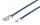 8-Pin Ladekabel USB-A-Stecker > 8-Pin Stecker Nylon blau 0,3m